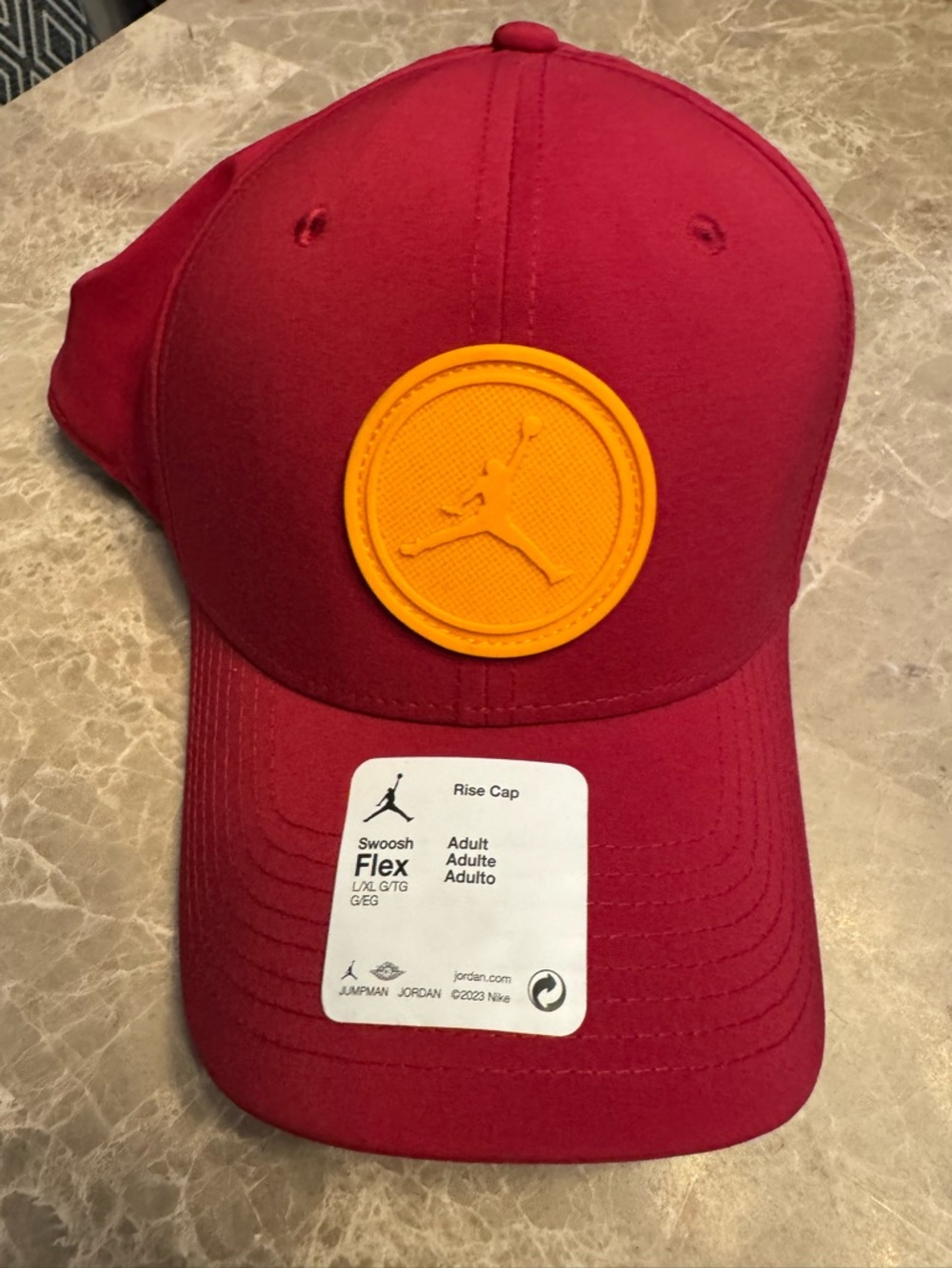 Nike Air Jordan Jumpman Patch Swoosh Flex Rise Cap Adult Unisex size L/XL - Picture 2 of 7
